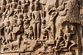 Mamallapuram - Tamil Nadu. The Arjuna's Penance.
